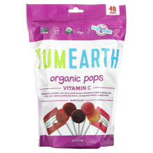 YumEarth, Organic Pops, Vitamin C, Assorted , 3.5 lbs (1,588 g)
