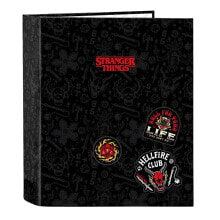 SAFTA Stranger Things 4 Rings Binder Of 35 Mm Ring Binder