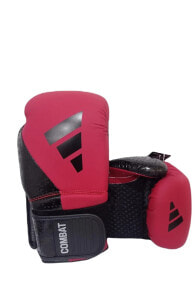 Poliüretan Adıc50tg Combat 50 Boks Eldiveni, Boxing Gloves Özel Seri Kırmızı
