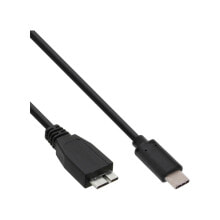 InLine USB C/USB Micro-B, 1 m USB кабель 3.2 Gen 2 (3.1 Gen 2) Micro-USB B Черный 35721