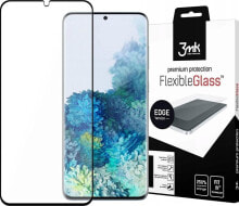 Защитные пленки и стекла для смартфонов 3MK 3MK FlexibleGlass Edge Sam G980 S20 3D Hybrid Glass