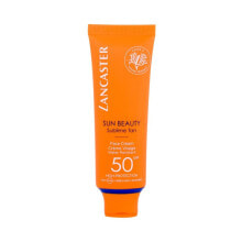 Lancaster Sun Beauty Face Cream SPF50 50 ml sonnenschutz fürs gesicht wasserfest unisex