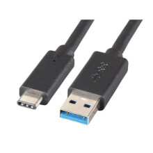 Кабели для зарядки, компьютерные разъемы и переходники m-Cab 7200449 USB кабель 0,5 m 3.2 Gen 2 (3.1 Gen 2) USB A USB C Черный