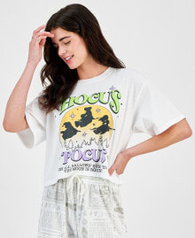 Juniors' Hocus Pocus Halloween Graphic Crewneck T-Shirt купить онлайн