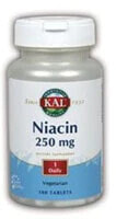Витамины группы В kal Niacin Ниацин для поддержки энергии и здоровья кожи 250 мг 100 таблеток
