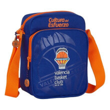 Мужские сумки через плечо сумка через плечо Valencia Basket Синий Оранжевый (16 x 22 x 6 cm)