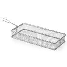 Miniature basket for fried snacks, stainless steel 275x130x45mm - Hendi 426456