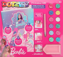 Купить развивающие и обучающие игрушки DIAMOND DOTZ: DIAMOND DOTZ Diamond Dotz Barbie Activity Diamentowa Mozaika Zestaw DTZ10011