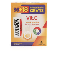 VITAMIN C triple action effervescent tablets 36 + 18 as a gift #Orange 54 u