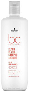 Reparierendes Shampoo mit Arginin für geschädigtes Haar - Schwarzkopf Professional Bonacure Repair Rescue Shampoo Arginine Clean Performance