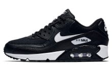 Nike Air Max 90 低帮 跑步鞋 女款 黑白色 / Кроссовки Nike Air Max 90 325213-047