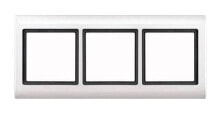 Умные розетки, выключатели и рамки Merten 400319 рамка для розетки/выключателя Белый