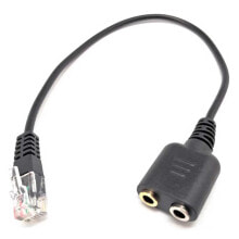 EUROCONNEX RJ9 To Jack Cable 2x3.5 mm 20 cm