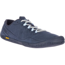 Спортивная одежда, обувь и аксессуары мужские кроссовки спортивные треккинговые синие текстильные низкие демисезонные Merrell Vapor Glove 3