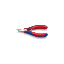 Knipex Elektronik-Greifzange Gesamtlänge 115 mm flachrunde Backen Form 4 Mehrkomponenten-Hüllen