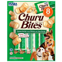 CHURU Bites Chicken With Tuna Recipe Dog Snack 8x12g