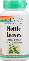 Витамины и БАДы для мужчин Solaray Nettle Экстракт крапивы 450 мг 100 капсул