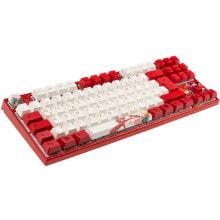 Купить клавиатуры Varmilo: Varmilo VEA88 Koi TKL Gaming Tastatur, MX-Silent-Red, weiße LED