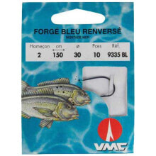 Грузила, крючки, джиг-головки для рыбалки RAGOT Forged Blue Reversed 9335BL Tied Hook 1.5 m 0.300 mm