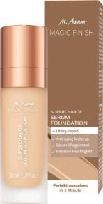 Купить тональные средства для лица M.Asam: Serum Foundation Supercharge 120 Soft Ivory, 30 ml