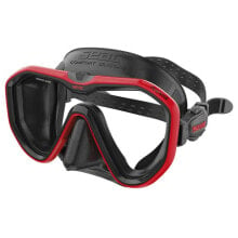 Masks and snorkels for scuba diving