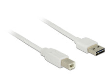 DeLOCK 5m, USB2.0-A/USB2.0-B USB кабель 2.0 USB A USB B Белый 85155