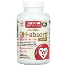 Jarrow Formulas, Убихинол QH-Absorb, 100 мг, 120 мягких желатиновых капсул