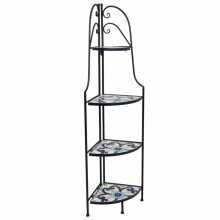 Corner Shelves Alexandra House Living Iron Ironwork Tile 28 x 131 x 41 cm