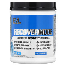 Аминокислоты EVLution Nutrition, RECOVERMODE, Complete Recovery Complex, Blue Raz, 22.23 oz (630 g)