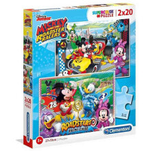 Детские развивающие пазлы CLEMENTONI Mickey Mouse Puzzle 2x20 Pieces