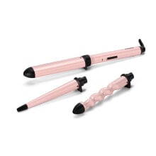 Curling Tongs Babyliss Curl and Wave Trio Ceramic Pink