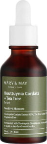 Beruhigendes Gesichtsserum mit Houttuynia und Teebaum - Mary & May Houttuynia Cordata + Tea Tree Serum