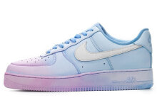 【定制球鞋】 Nike Air Force 1 Low 空军一号 霓虹灯 渐变 棉花糖 春夏 上海 城市限定 中国风定制 低帮 板鞋 女款 蓝粉 / Кроссовки Nike Air Force 1 Low 315115-112