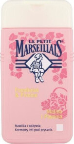Le Petit Marseillais Raspberry and Peony Shower Gel  Увлажняющий и питательный крем-гель для душа с экстрактами малины и пиона 400 мл