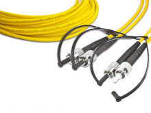 Lightwin LDP-09 ST-ST 1.0 волоконно-оптический кабель 1 m LSOH OS2 2x ST Желтый