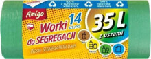 Купить мешки для мусора Politan Gosia: Politan Gosia Gosia Amigo Worki Do Segregacji 35l Z Uszami Zielone-Szkło 14szt 7991...