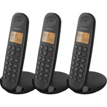 Schnurloses Festnetztelefon - LOGICOM - DECT ILOA 350 TRIO - Schwarz - Ohne Anrufbeantworter