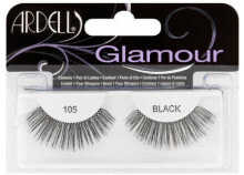 False eyelashes and glue