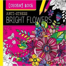 Раскраски для детей Kolorowanka antystresowa 250x250 Bright Flowers TW