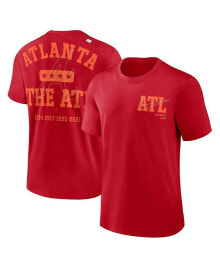 Nike men's Red Atlanta Braves Statement Game Over T-shirt