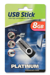 Bestmedia HighSpeed USB Stick Twister 8 GB USB флеш накопитель USB тип-A 2.0 Серебристый 177560