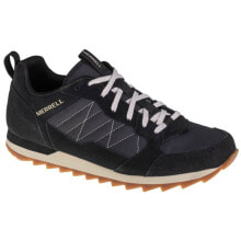 Мужские кроссовки мужские кроссовки повседневные черные замшевые низкие демисезонные Merrell Alpine Sneaker M J16695 shoes
