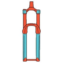 Купить сумки и чемоданы RIDEWRAP: RIDEWRAP MTB Fork Frame Guard Stickers Kit