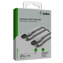 BELKIN CAA001BT1MWH2PK USB-A To Lightning Cable 1 m 2 units