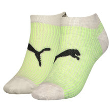 PUMA Cat Logo Rib Short Socks 2 Pairs