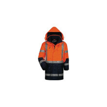 Elysee Warnschutzparka Wallace Größe L orange/marine