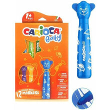 CARIOCA Box of 12 Baby Teddy Marker Pens