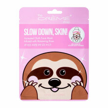 Korean Fabric Face Masks and Patches маска для лица The Crème Shop Slow Dawn, Skin! Sloth (25 g)