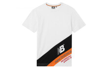 New Balance 撞色字母印花短袖T恤 男款 白色 / Футболка New Balance NEA25021-WT T
