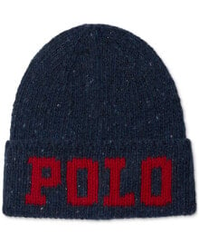 Купить мужские головные уборы Polo Ralph Lauren: Men's Knit Tweed Polo Beanie